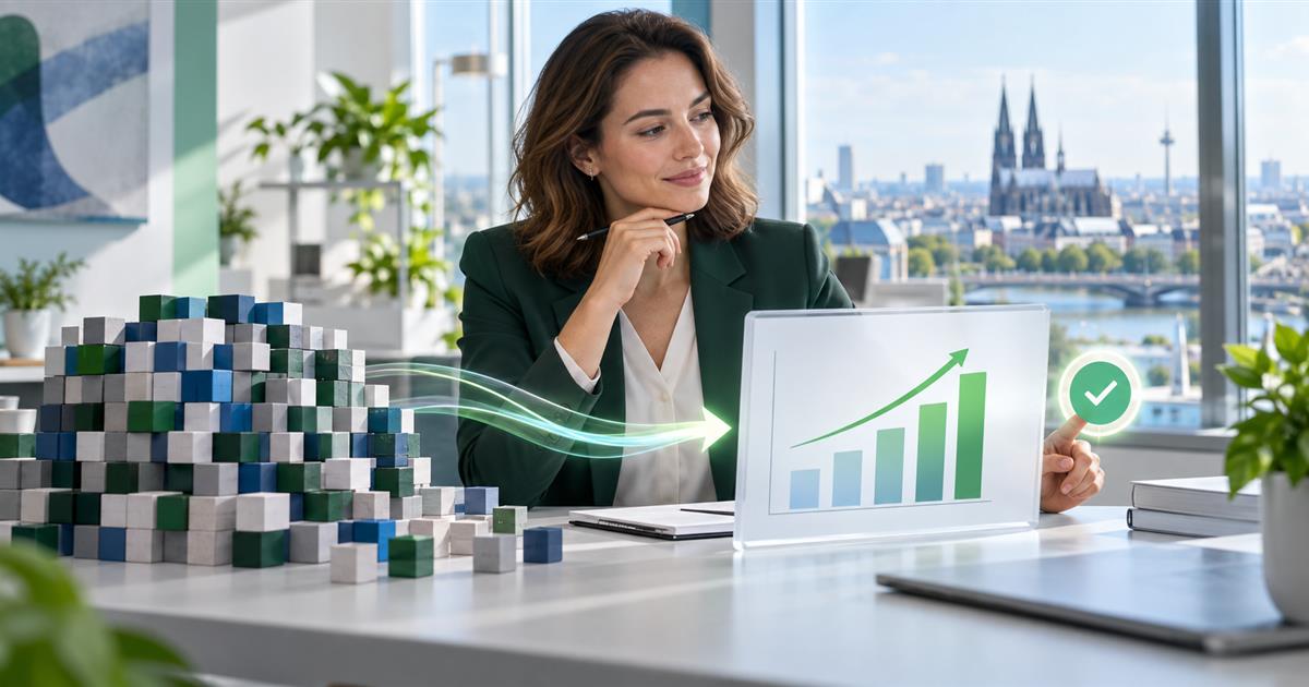 Analystin verwandelt Daten mit Microsoft Copilot in eine geprüfte Auswertung