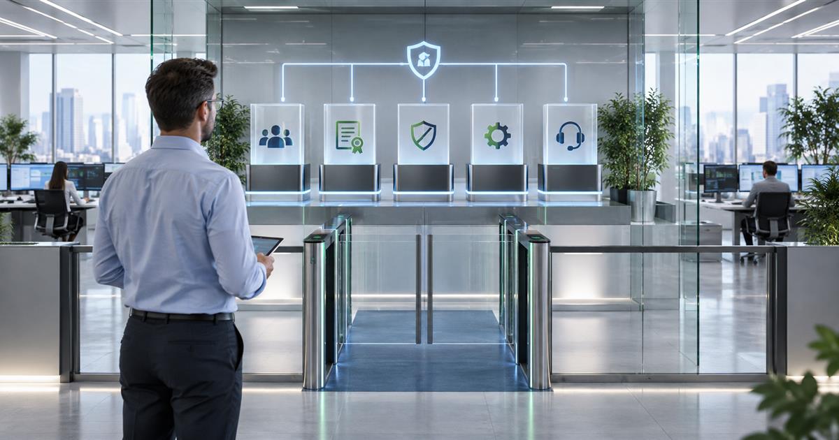 Administrator steuert Lizenzen, Berechtigungen und Microsoft-Copilot-Betrieb